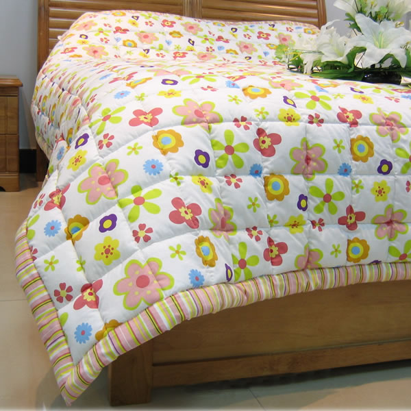 Printing MicroDenier Polyester Filled Comforter with 1.25” binding